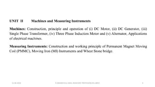 11-06-2024 R.ANJANEYULU NAIK, ASSOCIATE PROFESSOR,EEE,LBRCE 4
 