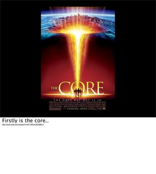 Firstly is the core..
http://www.imdb.com/media/rm1627756544/tt0298814
 