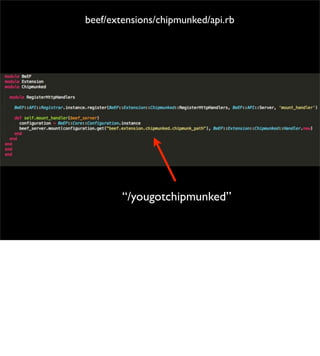 beef/extensions/chipmunked/api.rb




        “/yougotchipmunked”
 