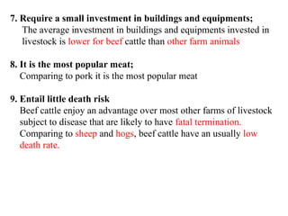 Beef Cattle production and management system | PPTX