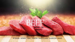 Beef | PPTX