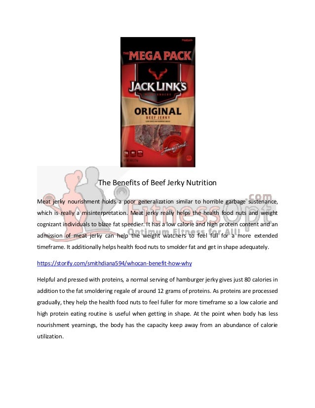 The Benefits of Beef Jerky Nutrition