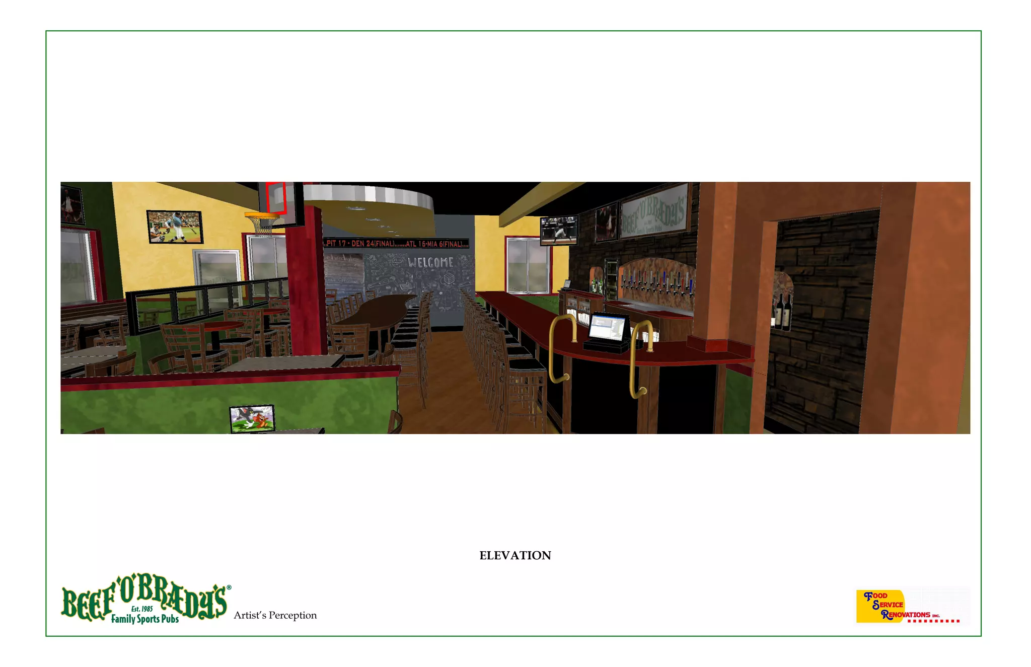 ELEVATION
Artist’s Perception