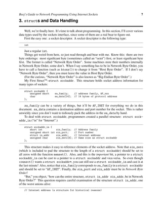 Beej Guide Network Programming | PDF