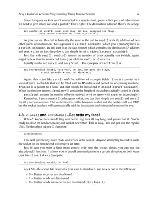 Beej Guide Network Programming | PDF