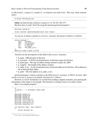 Beej Guide Network Programming | PDF