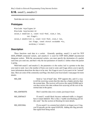 Beej Guide Network Programming | PDF