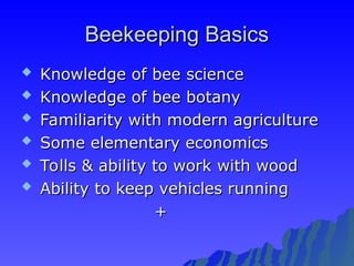bee keeping apiculture present demand in future | PPT