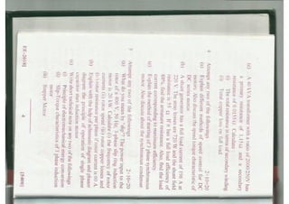 Basic Electrical Engineering May 2011