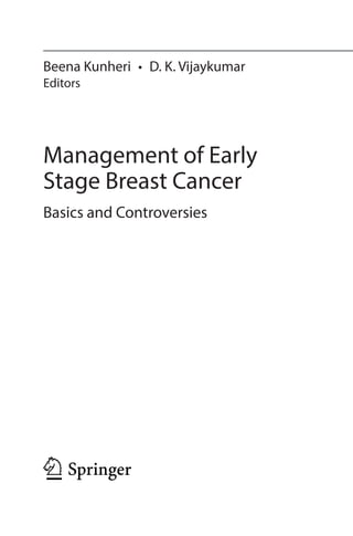 Management of Early Stage Breast Cancer | PDF