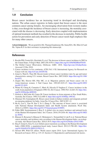 Management of Early Stage Breast Cancer | PDF