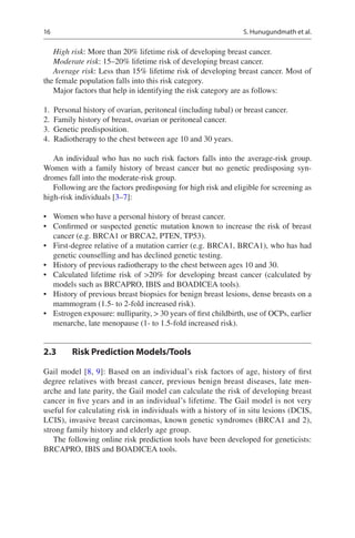 Management of Early Stage Breast Cancer | PDF