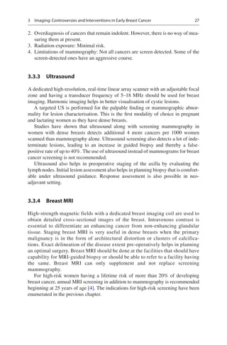 Management of Early Stage Breast Cancer | PDF