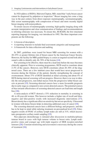 Management of Early Stage Breast Cancer | PDF