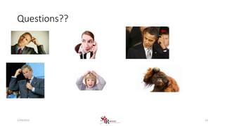 Questions??
141/24/2015
 