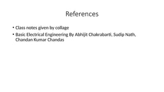 Basic Electrical engineering presentation | PPTX
