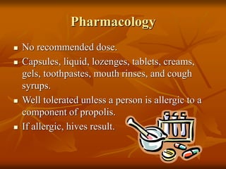 Bee Propolis Presentation for healthy and | PPT