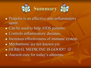 Bee Propolis Presentation for healthy and | PPT