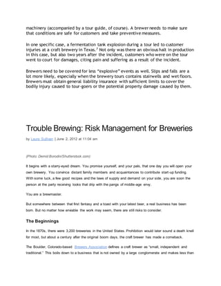 Beer Riska Beer Industry | DOCX