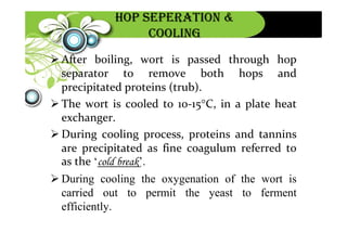 Beer types, production &spoilage | PDF