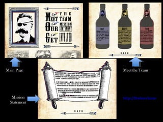 Main Page Meet the Team Mission Statement http://thebeerbaron.org/