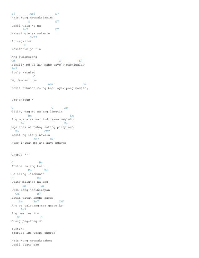 Beer chords by itchyworms ultimate guitar