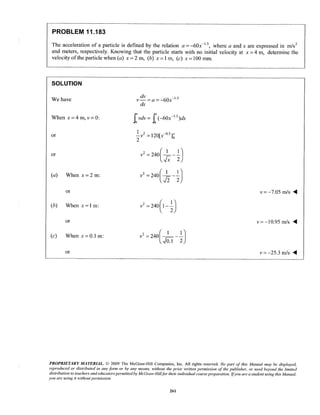 Beer dinamica 9e_manual_de_soluciones_c11c