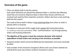 Beer Game education project and case study | PPT