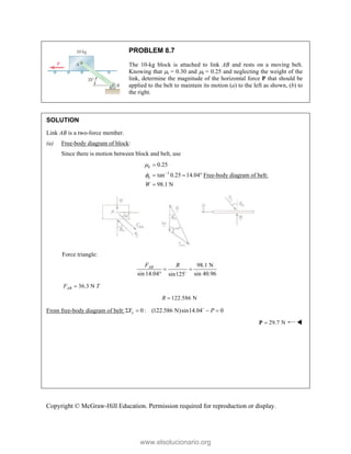 Beer johnston Statics 11- Solution Manual.pdf