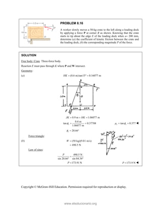 Beer johnston Statics 11- Solution Manual.pdf
