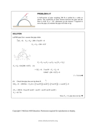 Beer johnston Statics 11- Solution Manual.pdf