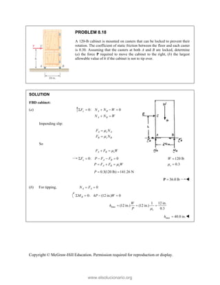 Beer johnston Statics 11- Solution Manual.pdf