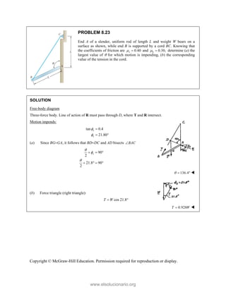 Beer johnston Statics 11- Solution Manual.pdf