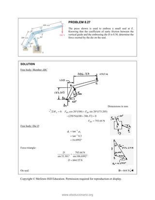 Beer johnston Statics 11- Solution Manual.pdf