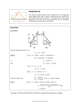 Beer johnston Statics 11- Solution Manual.pdf
