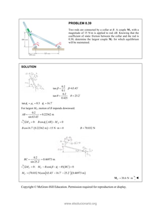 Beer johnston Statics 11- Solution Manual.pdf