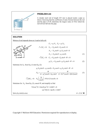Beer johnston Statics 11- Solution Manual.pdf