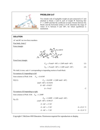 Beer johnston Statics 11- Solution Manual.pdf