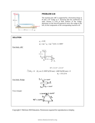 Beer johnston Statics 11- Solution Manual.pdf
