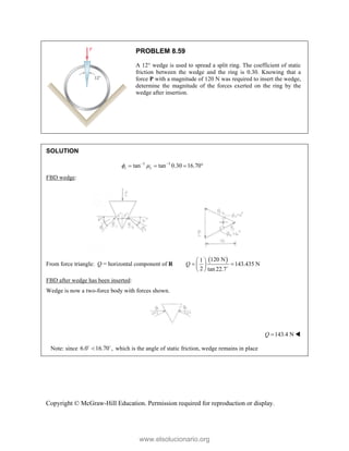 Beer johnston Statics 11- Solution Manual.pdf