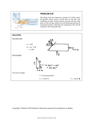 Beer johnston Statics 11- Solution Manual.pdf