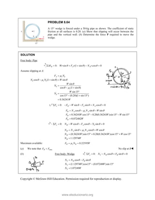 Beer johnston Statics 11- Solution Manual.pdf