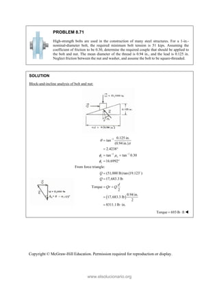 Beer johnston Statics 11- Solution Manual.pdf