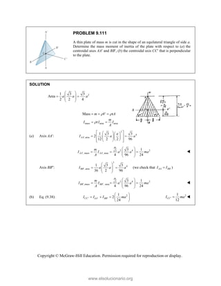 Beer johnston Statics 11- Solution Manual.pdf