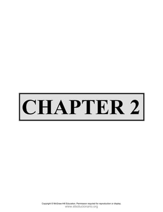 CHAPTER 2
Copyright © McGraw-Hill Education. Permission required for reproduction or display.
www.elsolucionario.org
 