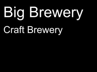 Big BreweryCraft Brewery