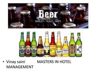 • Vinay saini MASTERS IN HOTEL
MANAGEMENT
 