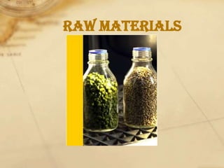 Raw Materials
 