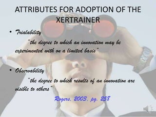 DECENTRALIZED APPROACH
• Rogers (2003)explains that it is ―wide sharing of power
  and control among the members of the di...