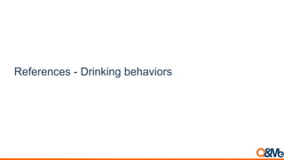 References - Drinking behaviors
 